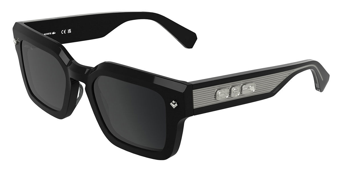 Lacoste L6071S 001, Black frame, Grey lenses