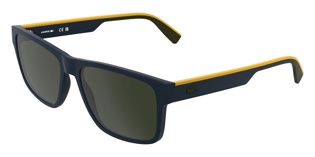 Lacoste L6076S 424, Blue frame, Green lenses