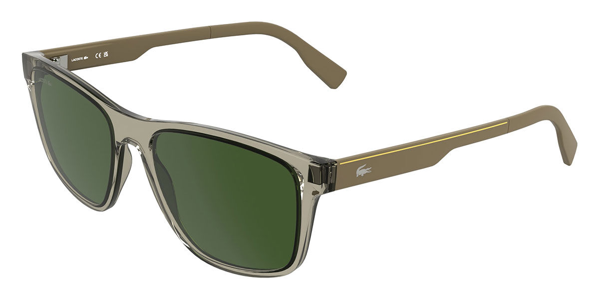 Lacoste L6078S 264, Grey frame, Green lenses