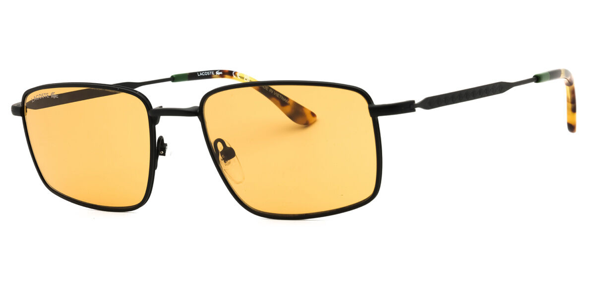Lacoste L277S 002, Black frame, Amber Yellow lenses