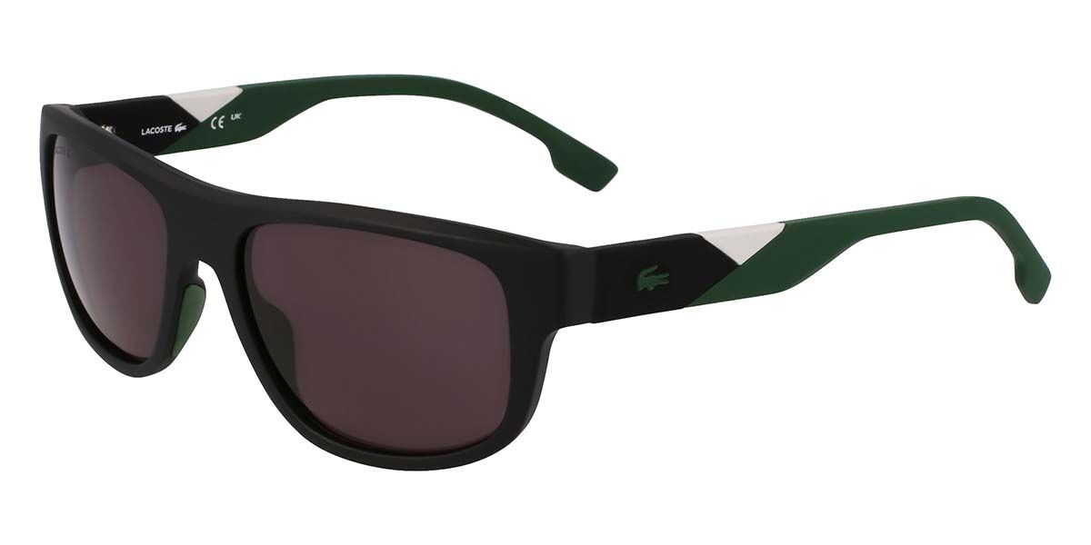 Lacoste L6042S 002, Black frame, Brown lenses