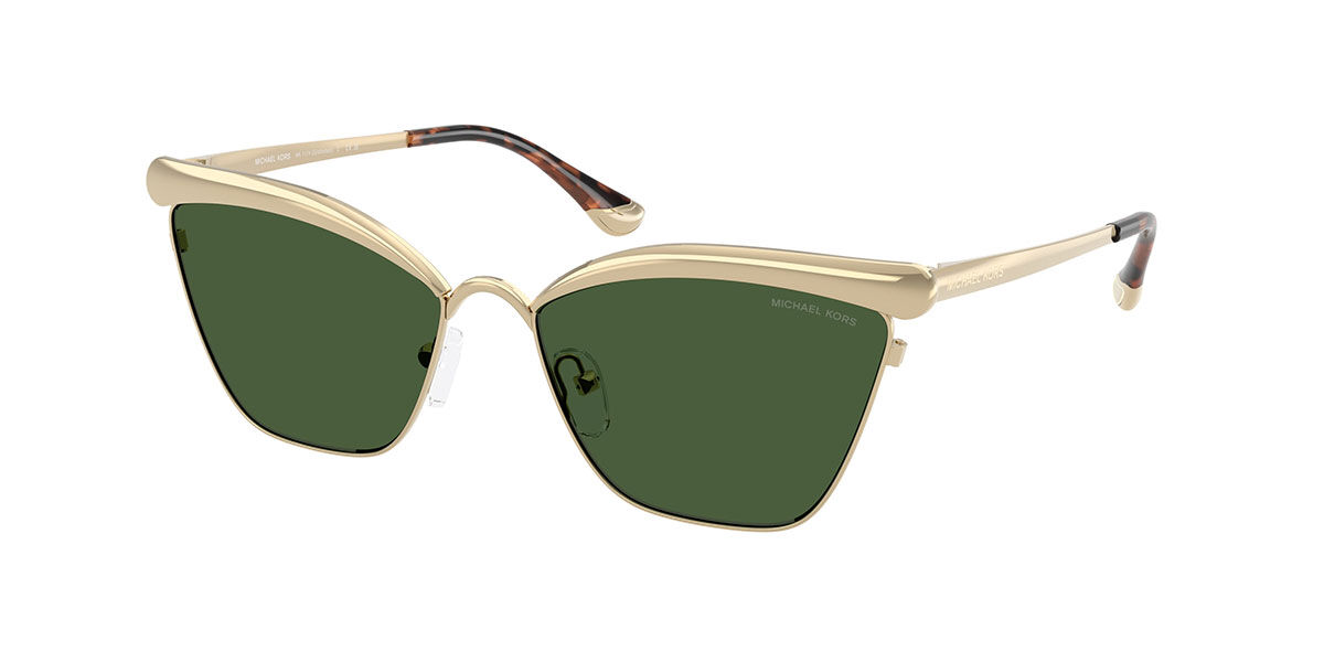 Michael Kors MK1174 SCOTTSDALE 101471, Gold frame, Green lenses