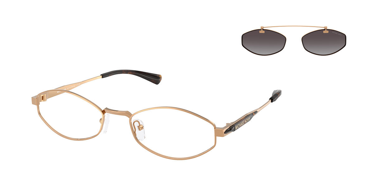 Michael Kors MK1175 PALO ALTO With Clip-On 19053C, Gold frame
