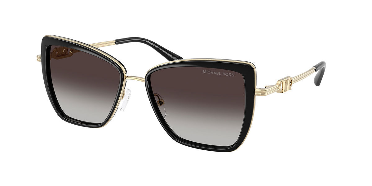 Michael Kors MK1178 SEA ISLAND 30058G, Black frame, Light Grey With Gradient Black lenses