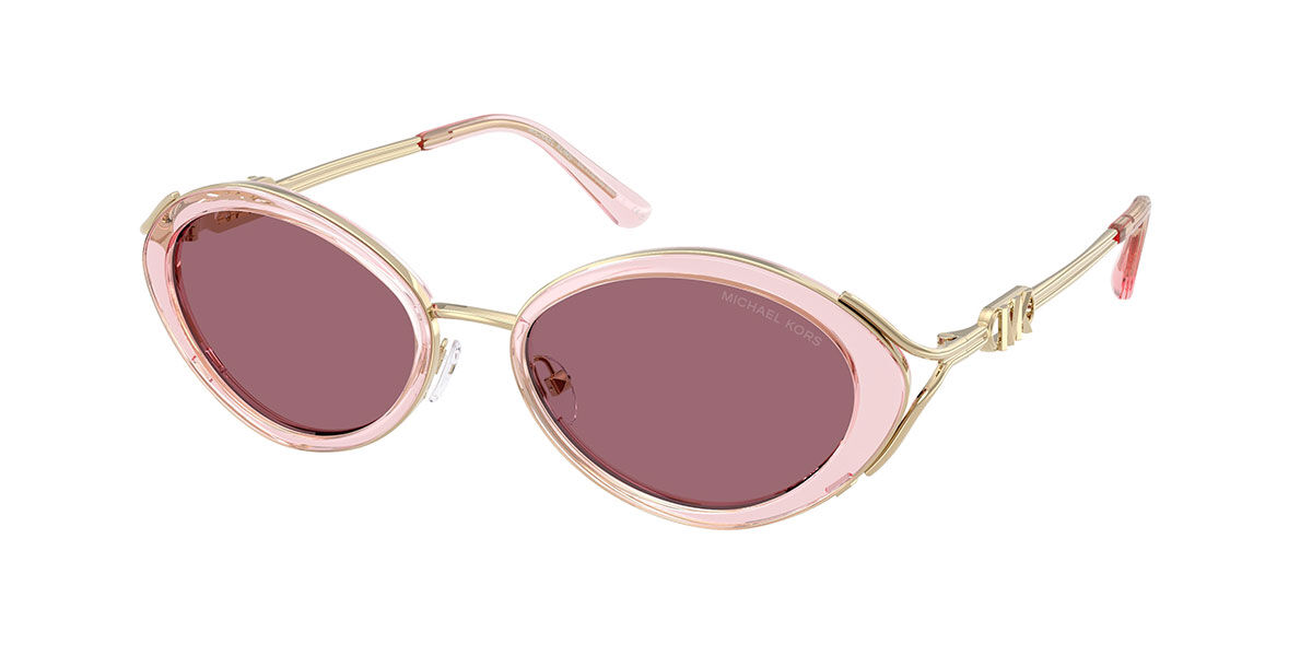 Michael Kors MK1179 KEY WEST 40581A, Pink frame, Plum lenses
