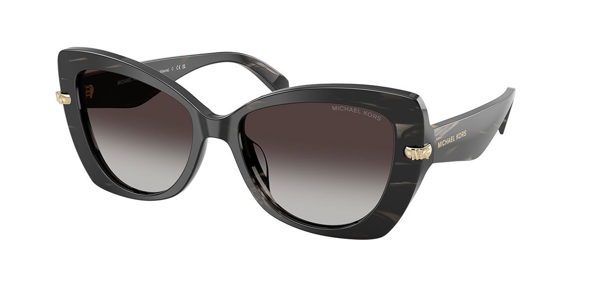 Michael Kors MK2258U ATLANTA 40348G, Black frame, Gradient Light Grey lenses