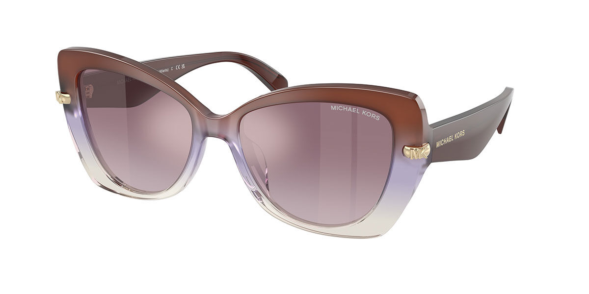 Michael Kors MK2258U ATLANTA 40366X, Brown frame, Gradient Violet lenses