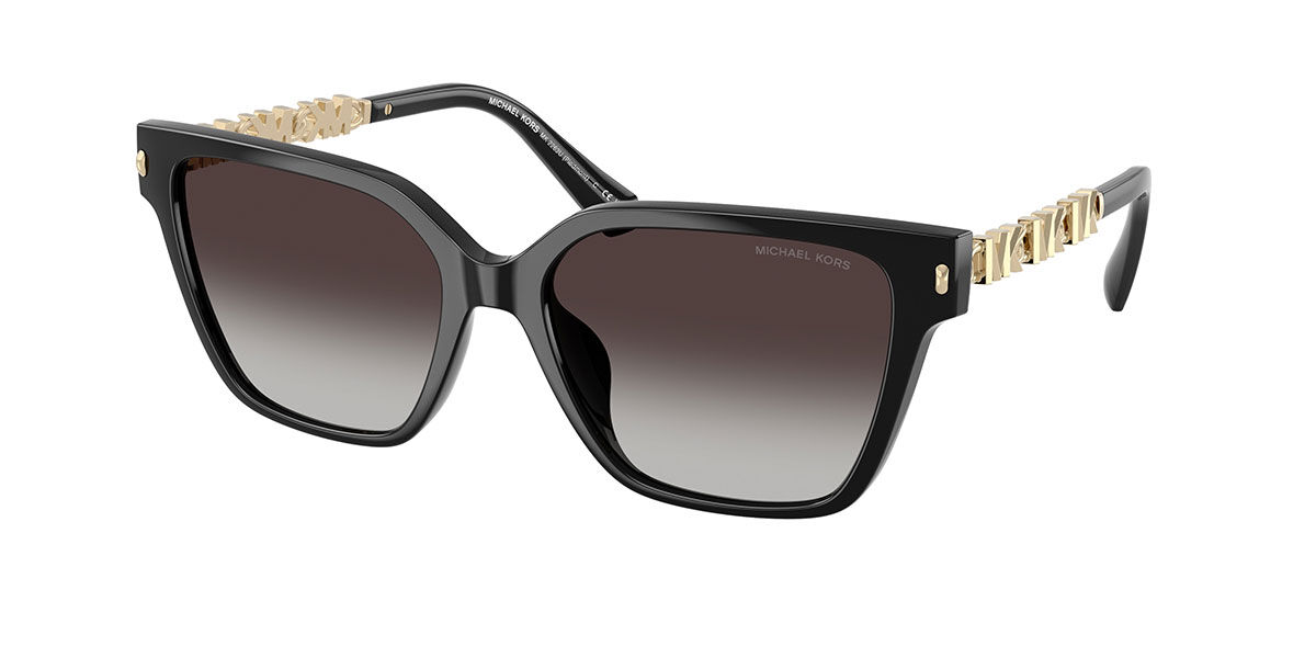 Michael Kors MK2263U PIEDMONT 30058G, Black frame, Gradient Light Grey lenses