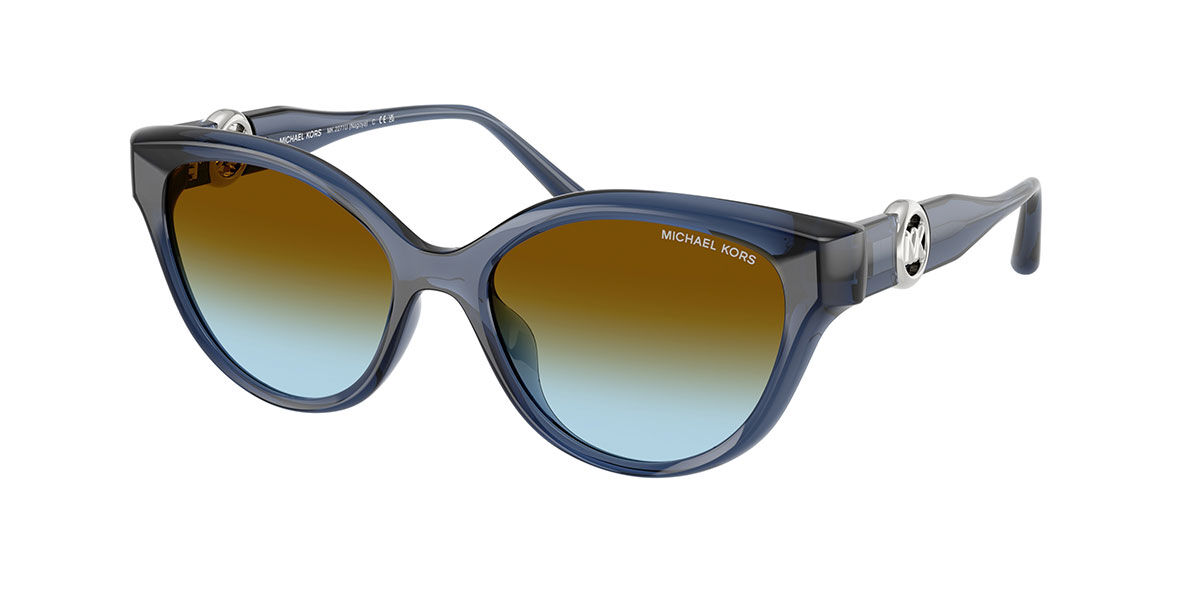 Michael Kors MK2271U NAGOYA 30025D, Blue frame, Blue Gradient Brown lenses