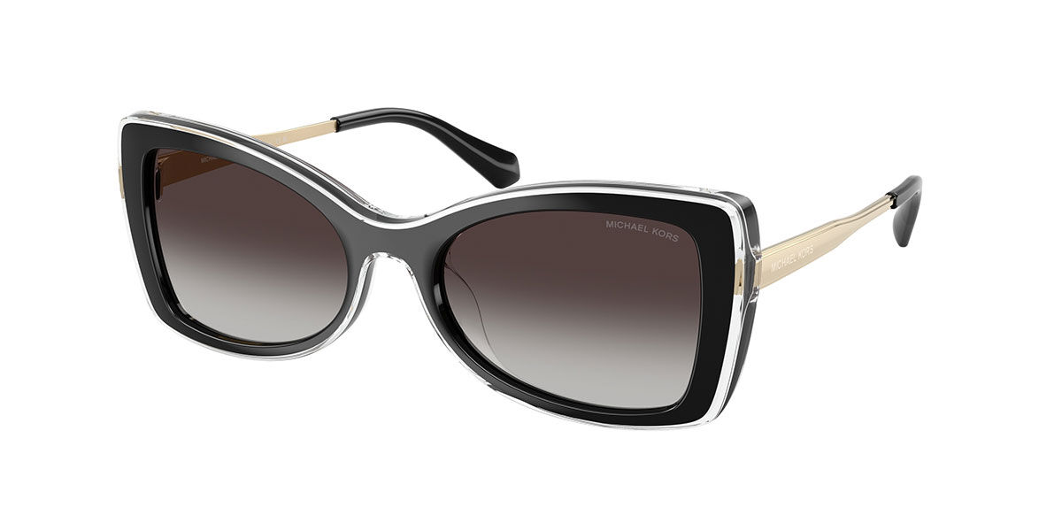 Michael Kors MK2272U MALAGA 30058G, Black frame, Light Grey With Gradient Black lenses