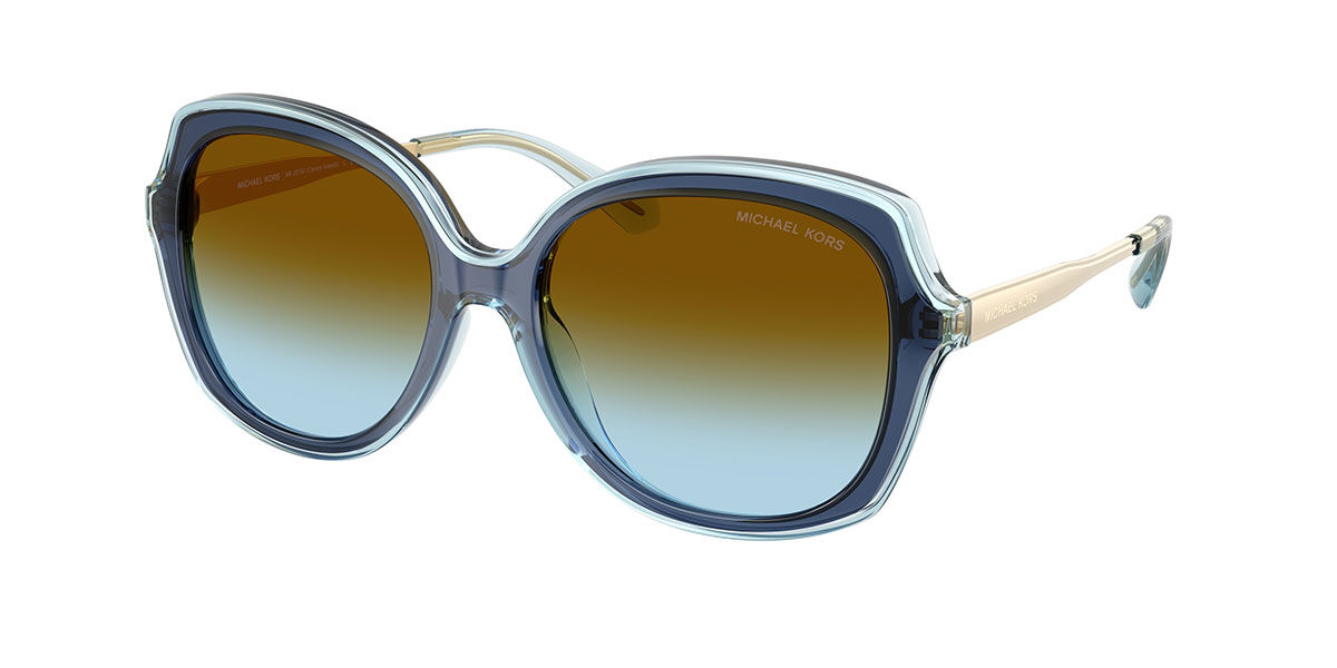 Michael Kors MK2273U CANARY ISLANDS 40315D, Blue frame, Brown/Blue lenses