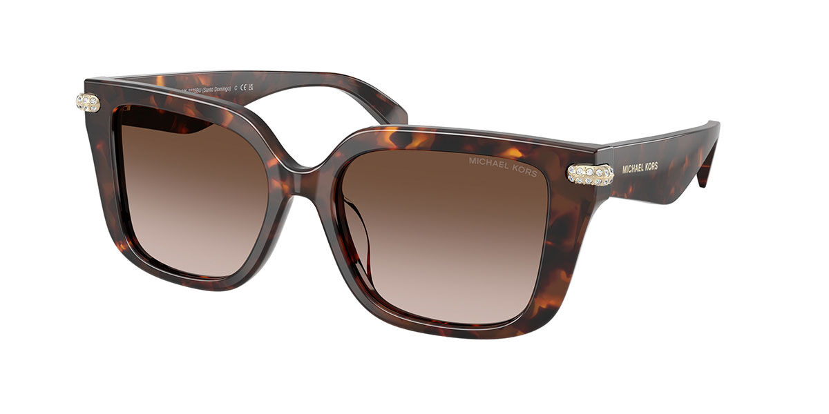 Michael Kors MK2275BU SANTO DOMINGO 403113, Tortoiseshell frame, Smoke Gradient Brown lenses