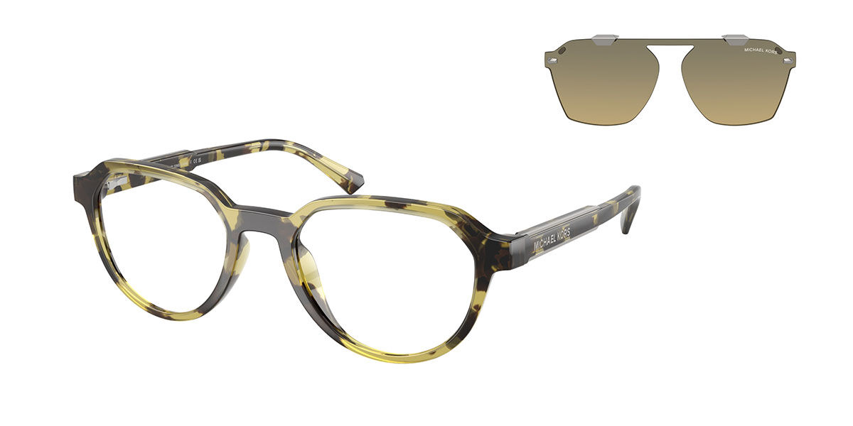 Michael Kors MK2280U LANAI With Clip-On 4029L0, Tortoiseshell frame