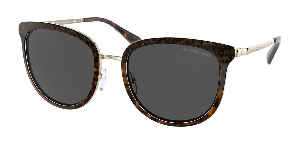 Michael Kors MK1099B ADRIANNA BRIGHT 390387, Tortoiseshell frame, Dark Grey lenses