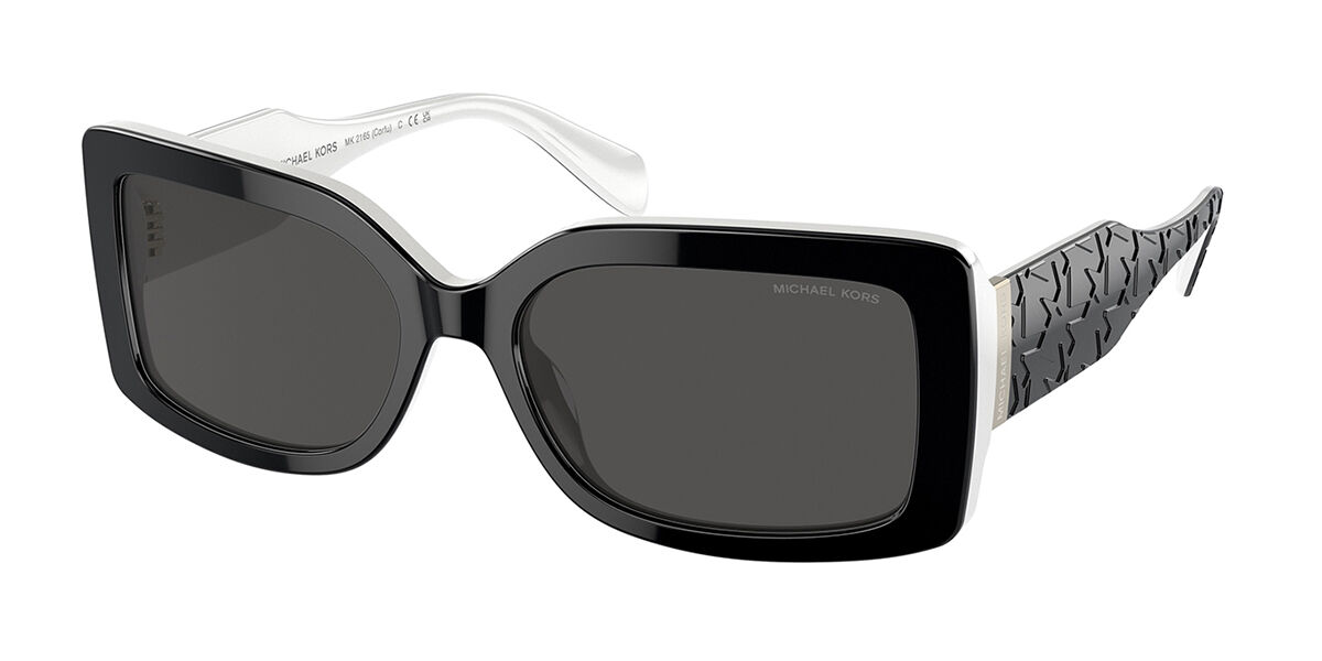 Michael Kors MK2165 CORFU 392087, White frame, Dark Grey lenses