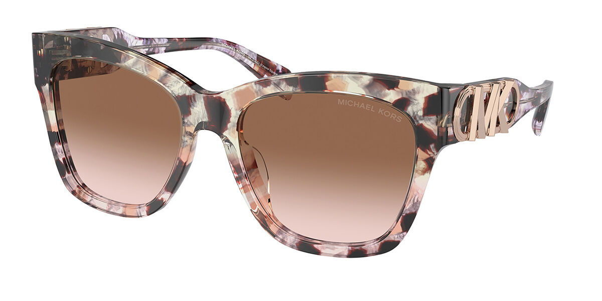 Michael Kors MK2182U EMPIRE SQUARE 334513, Tortoiseshell frame, Pink Shaded Brown lenses