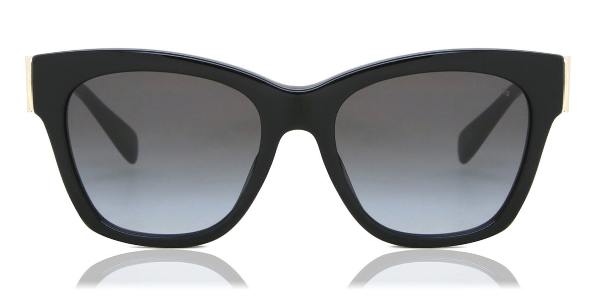 Michael Kors MK2182U EMPIRE SQUARE Polarized 30058G, Black frame, Gradient Grey Polarized lenses