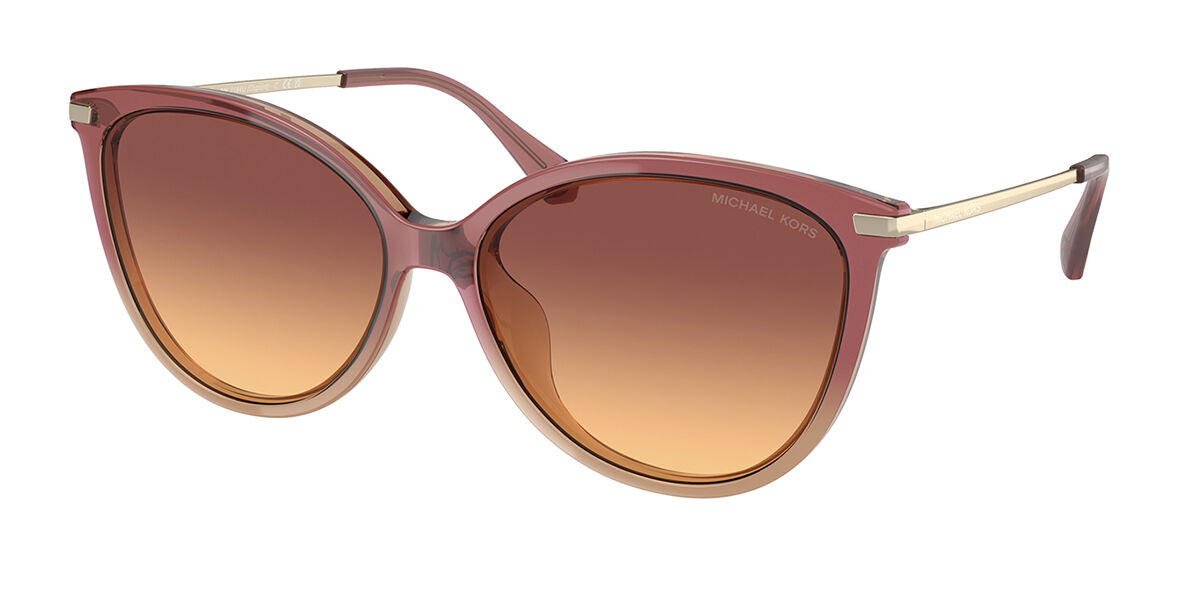 Michael Kors MK2184U DUPONT 325678, Brown frame, Gradient Amber Purple lenses