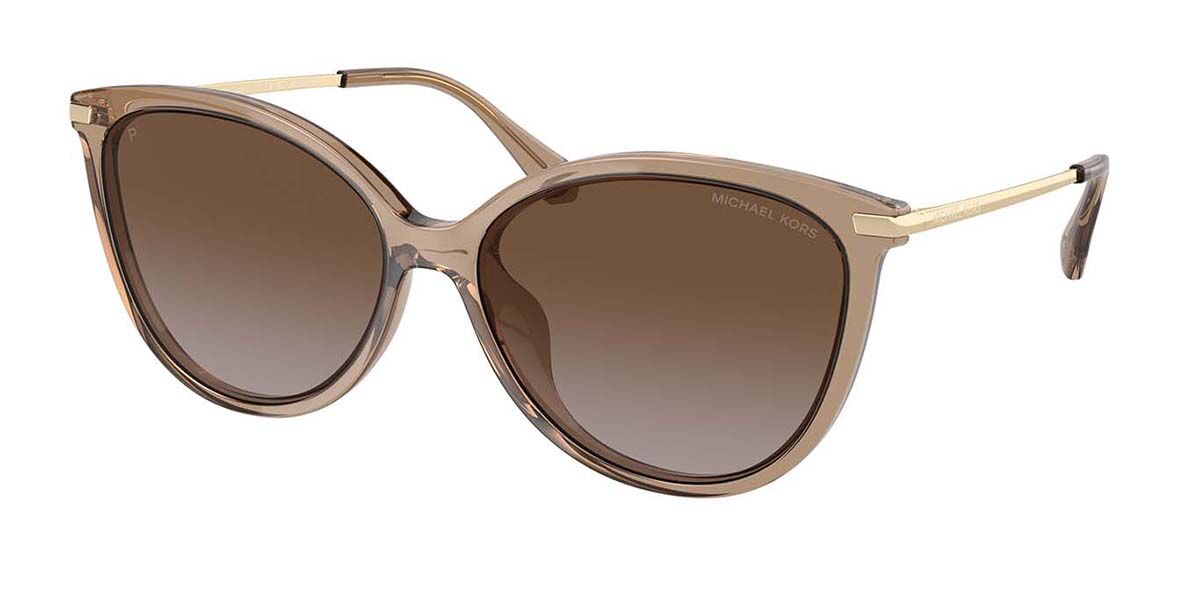 Michael Kors MK2184U DUPONT Polarized 3938T5, Brown frame, Gradient Brown Polarized lenses