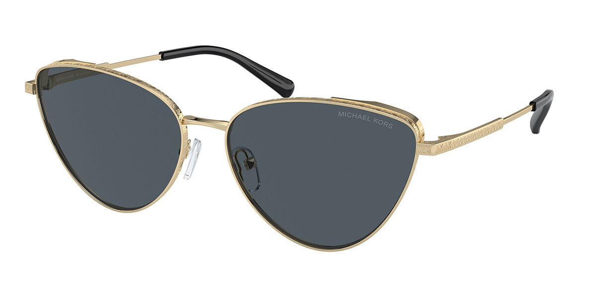 Michael Kors MK1140 CORTEZ 10146G, Gold frame, Solid Dark Grey lenses