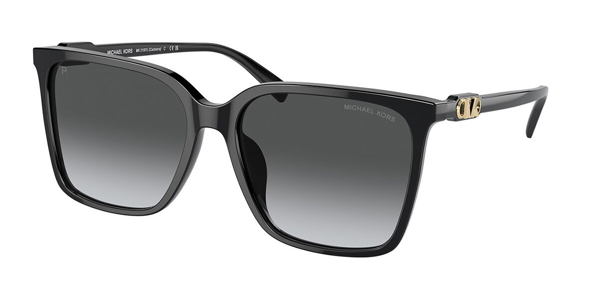 Michael Kors MK2197U CANBERRA Polarized 3005T3, Black frame, Gradient Grey Polarized lenses