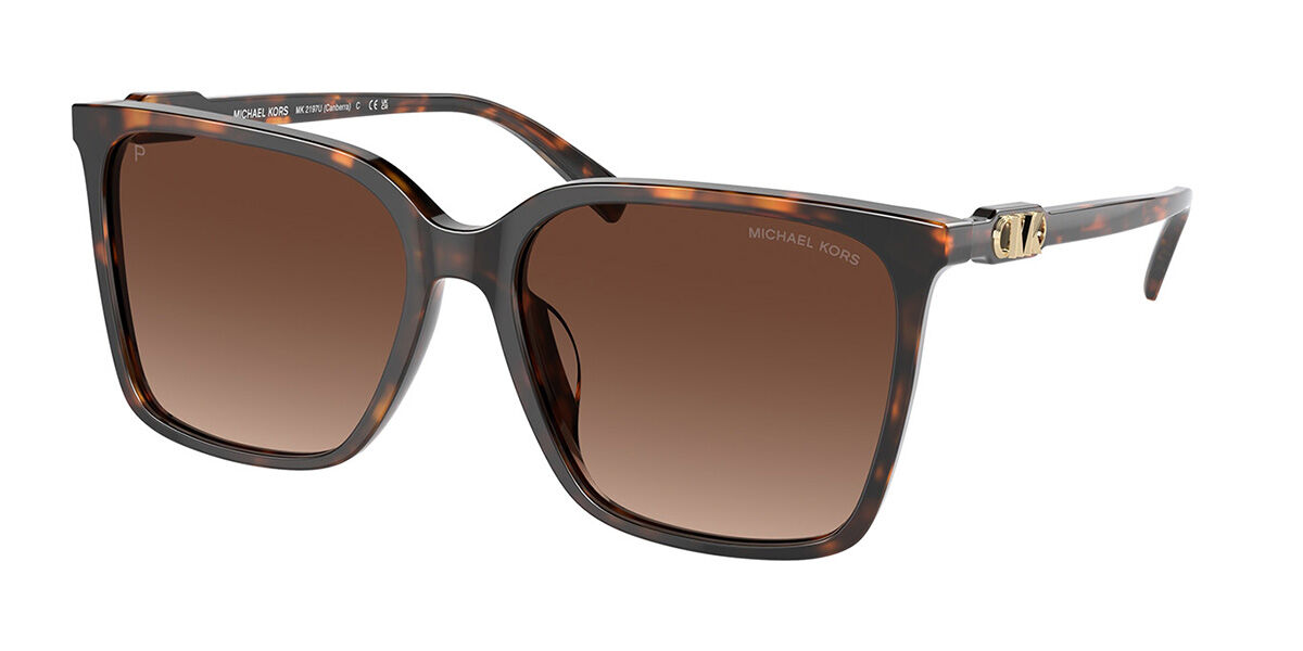 Michael Kors MK2197U CANBERRA Polarized 3006T5, Tortoiseshell frame, Gradient Brown Polarized lenses