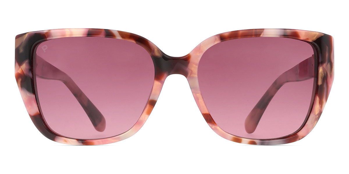 Michael Kors MK2199 ACADIA Polarized 3946F4, Tortoiseshell frame, Gradient Burgundy Polarized lenses