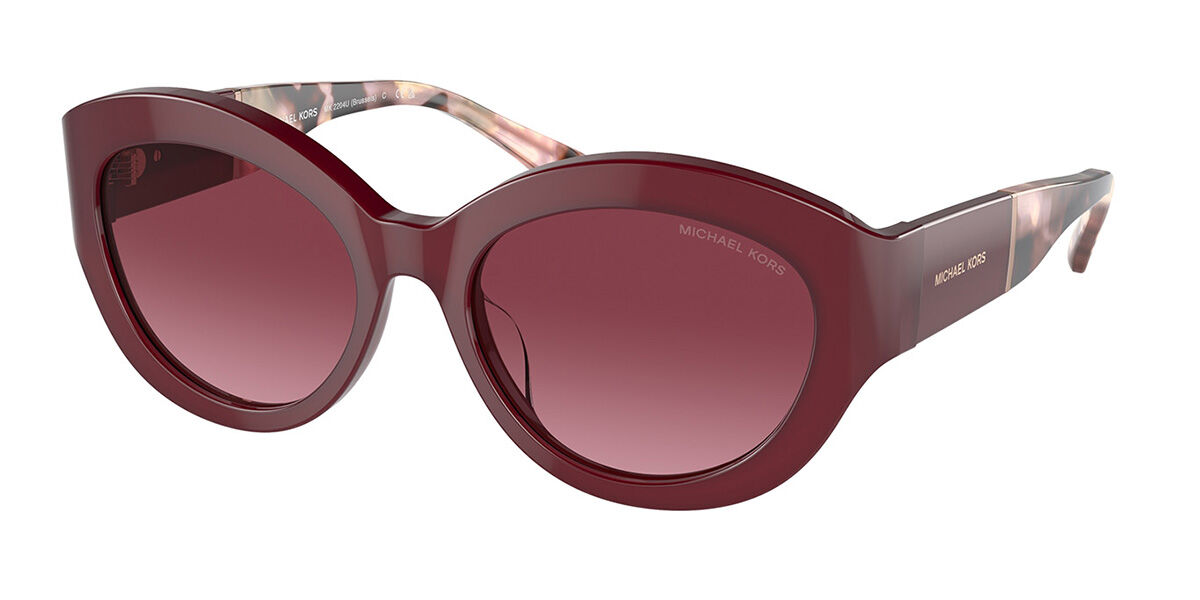 Michael Kors MK2204U BRUSSELS 39498H, Red frame, Gradient Burgundy lenses