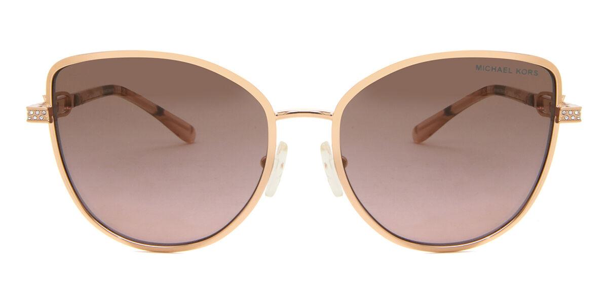 Michael Kors MK1144B CATALONIA 110814, Gold frame, Light Brown Pink lenses
