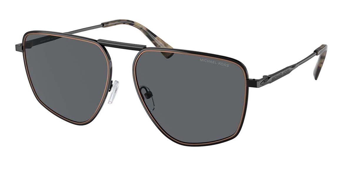 Michael Kors MK1153 SILVERTON 100587, Black frame, Solid Dark Grey lenses