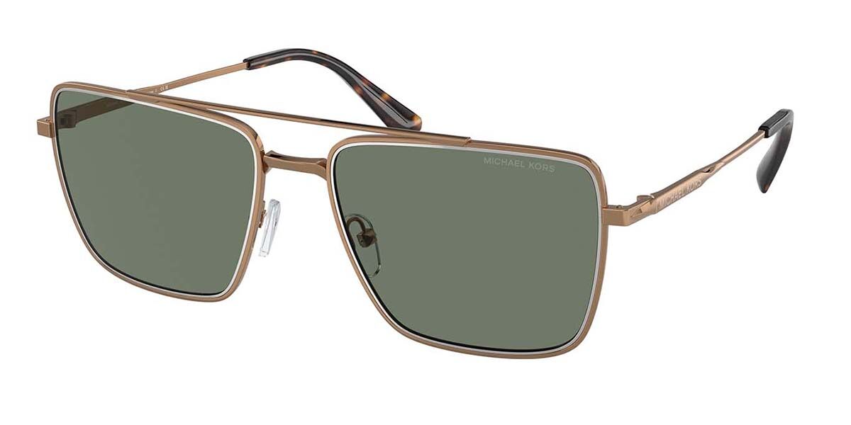 Michael Kors MK1154 BLUE RIDGE 18993H, Gold frame, Solid Green lenses