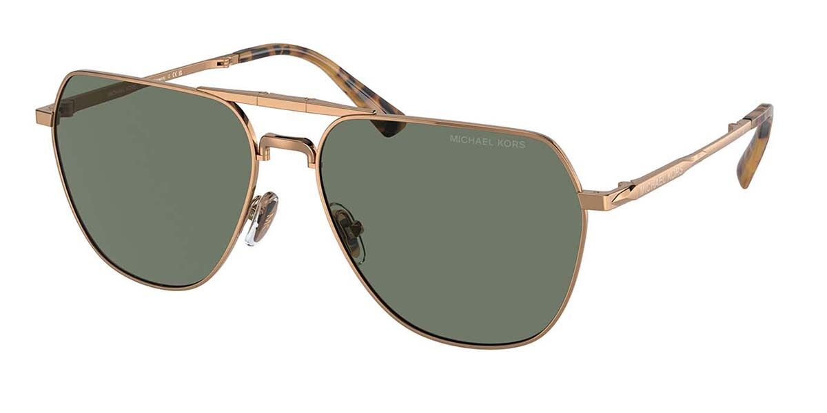 Michael Kors MK1156 KESWICK 18993H, Gold frame, Olive Green lenses