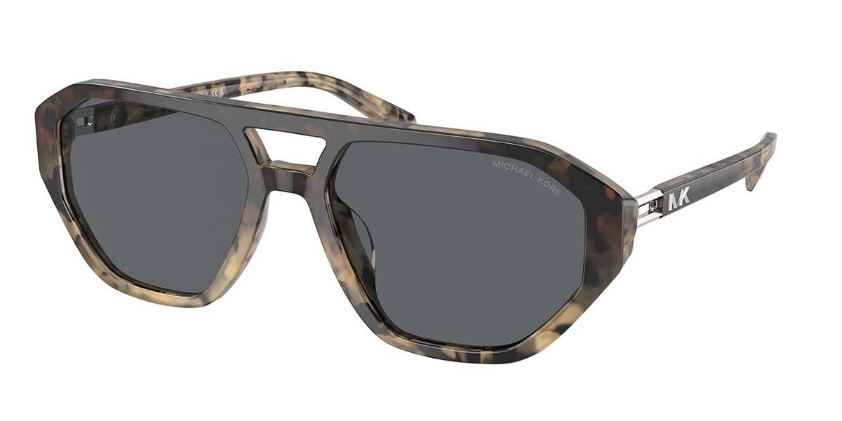 Michael Kors MK2219U ZURICH 394287, Tortoiseshell frame, Solid Dark Grey lenses