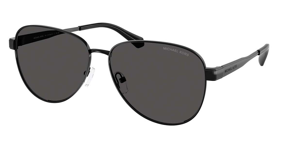 Michael Kors MK1160 BIARRITZ 100587, Black frame, Solid Dark Grey lenses