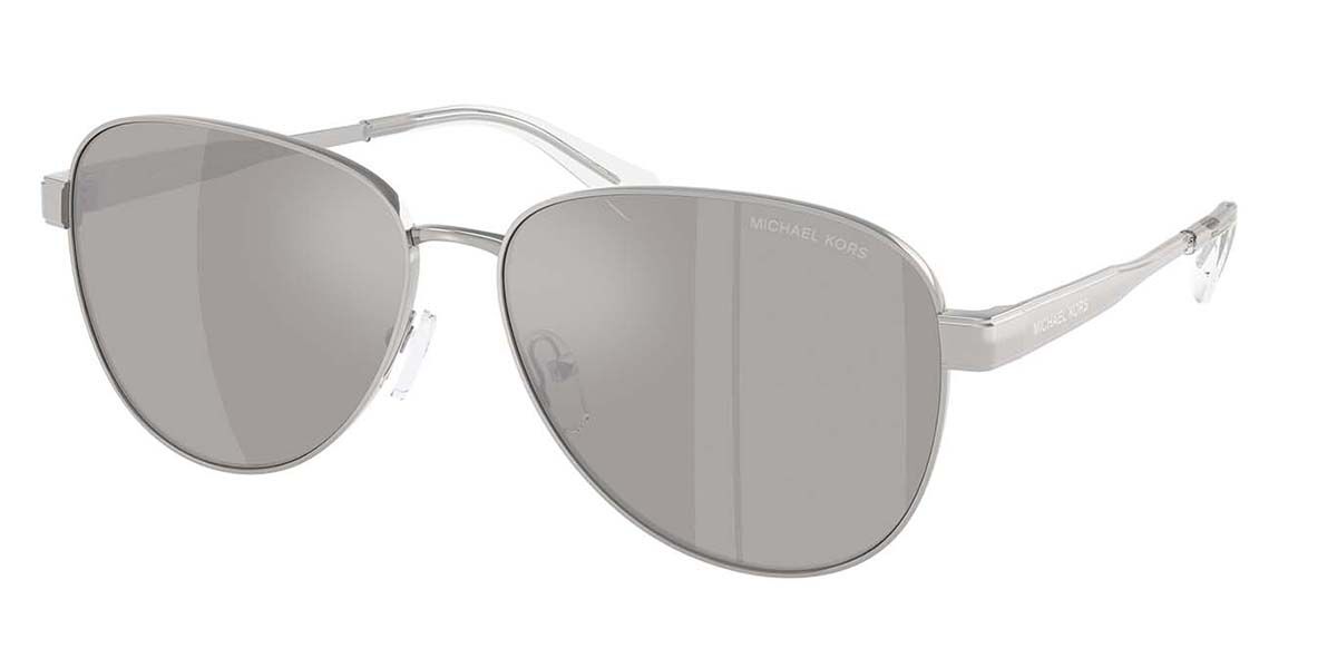 Michael Kors MK1160 BIARRITZ 18936G, Silver frame, Silver Mirror lenses