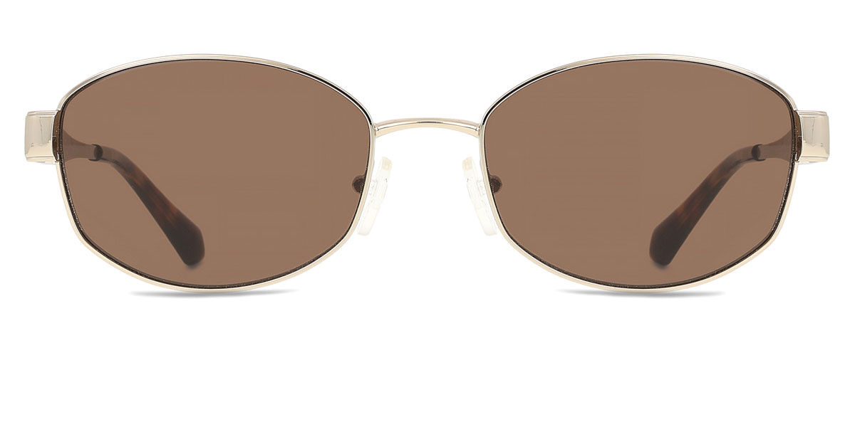 Michael Kors MK1161 MONTE CARLO 101473, Gold frame, Solid Brown lenses