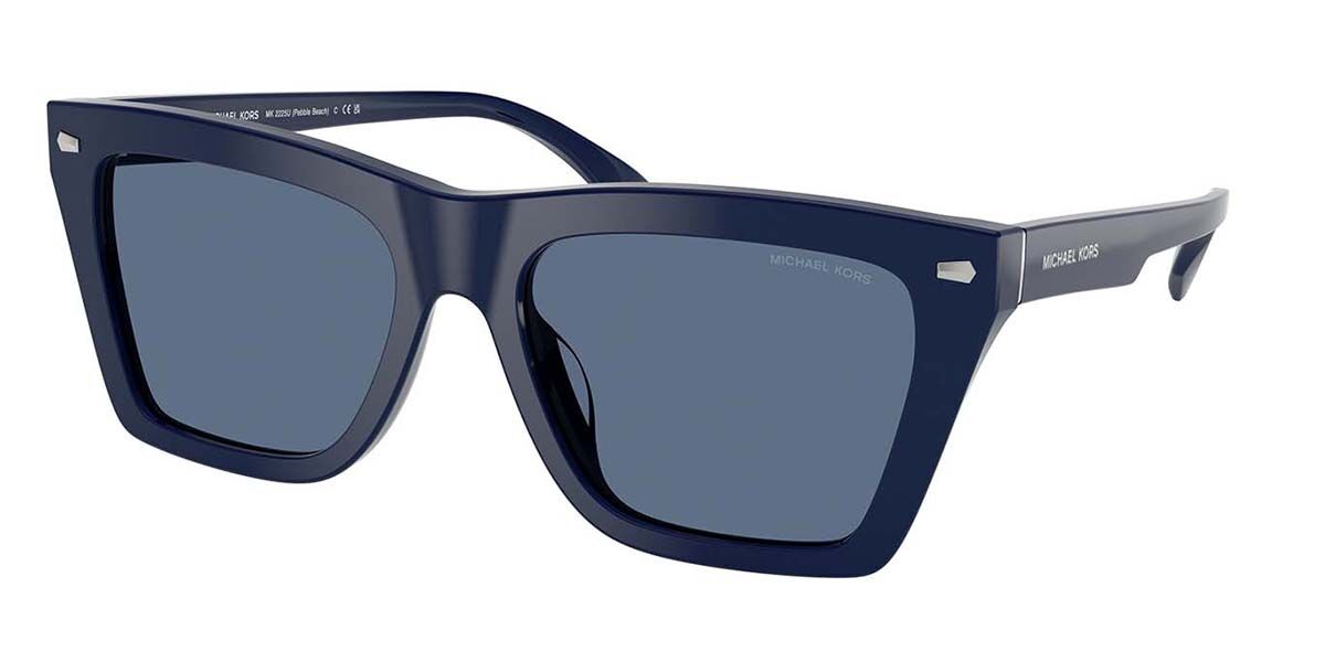 Michael Kors MK2225U PEBBLE BEACH 400980, Blue frame, Solid Blue lenses