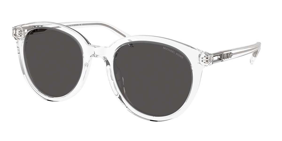 Michael Kors MK2227 BIG BEND 301587, Clear frame, Solid Dark Grey lenses