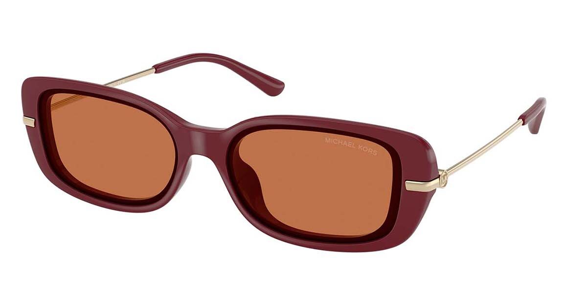 Michael Kors MK2228D CAPELLA Asian Fit 400473, Red frame, Solid Deep Red lenses