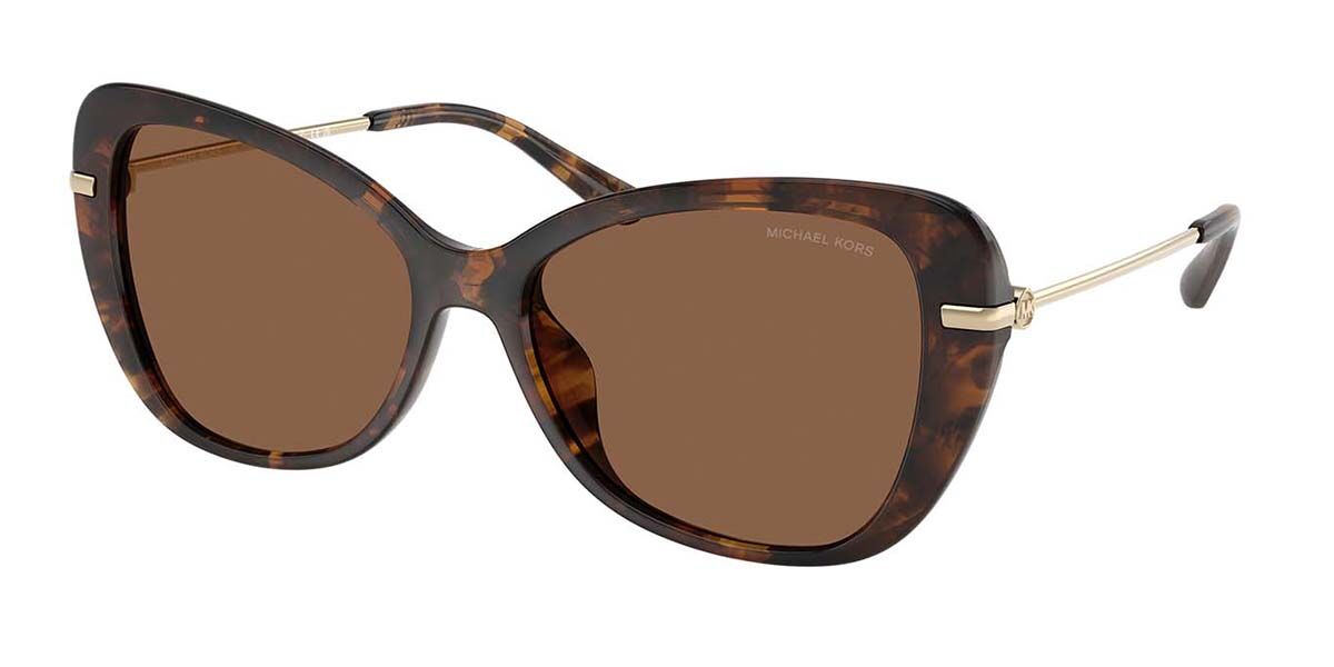 Michael Kors MK2230U SAINT CROIX 30063G, Tortoiseshell frame, Solid Dark Brown lenses