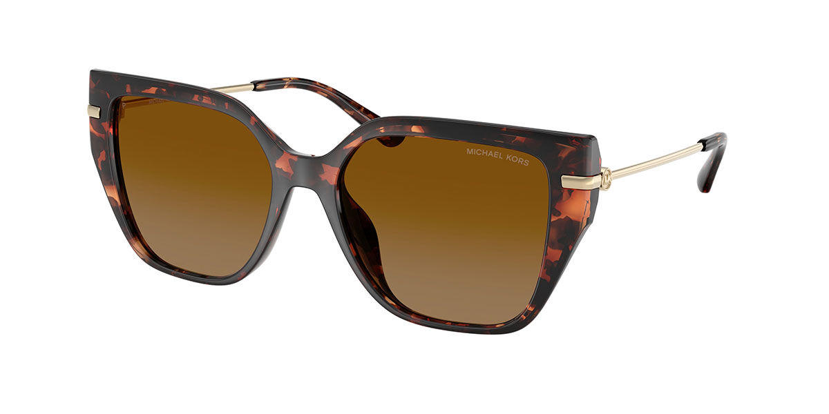 Michael Kors MK2231U ST. BARTHS Polarized 40319P, Tortoiseshell frame, Brown Polarized lenses