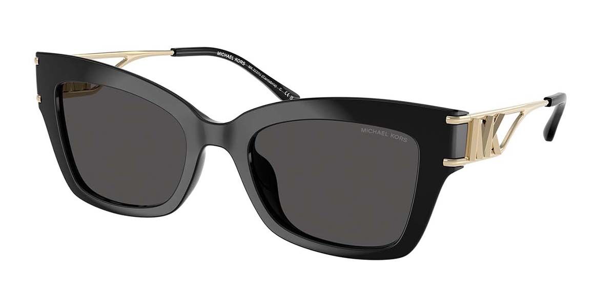 Michael Kors MK2237U CANTABRIA 300587, Black frame, Solid Dark Grey lenses