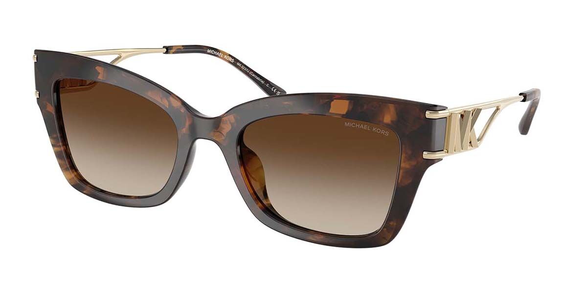 Michael Kors MK2237U CANTABRIA 300613, Tortoiseshell frame, Gradient Brown lenses
