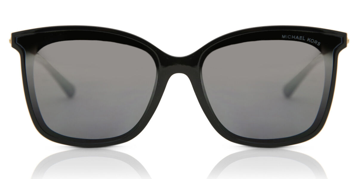 Michael Kors MK2079U ZERMATT Polarized 333282, Black frame, Grey Mirror Polarized lenses