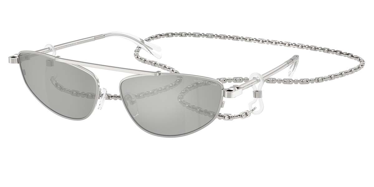 Michael Kors MK1164 BUENOS AIRES 19038V, Silver frame, Silver Mirror lenses
