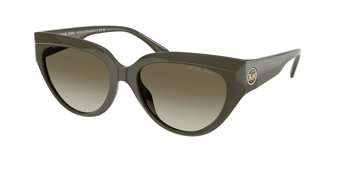 Michael Kors MK2241U BOCA RATON 39023M, Green frame, Gradient Green lenses