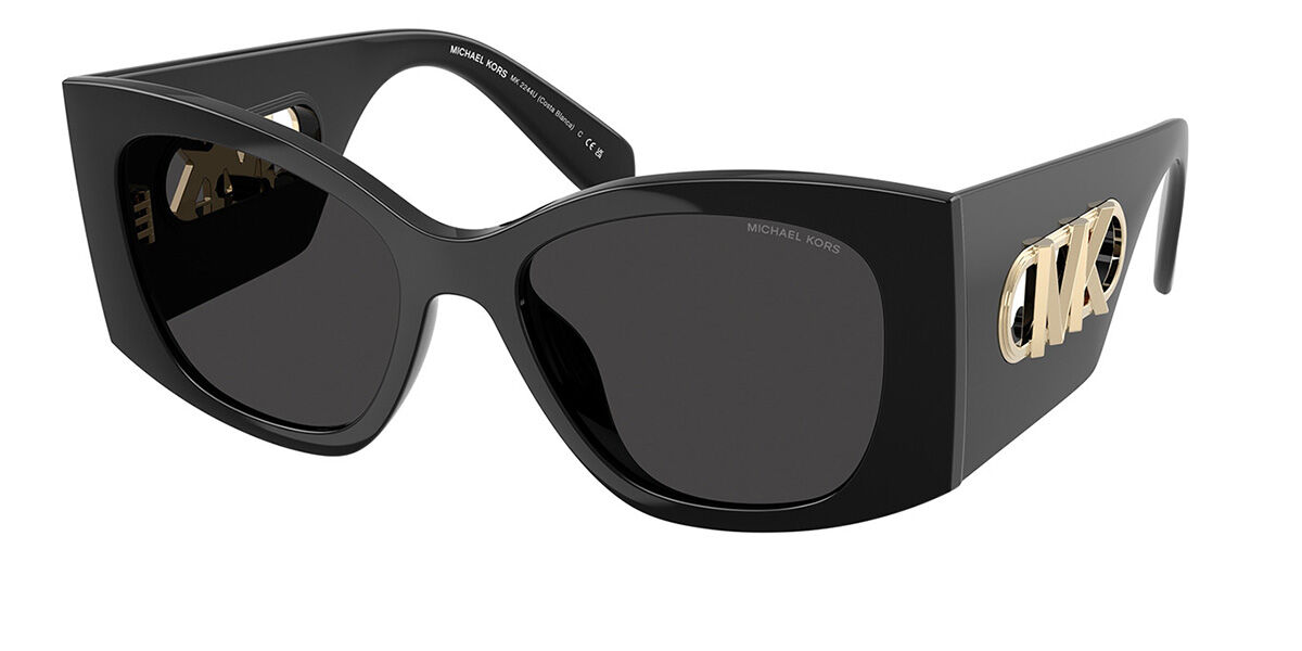 Michael Kors MK2244U COSTA BLANCA 300587, Black frame, Solid Dark Grey lenses