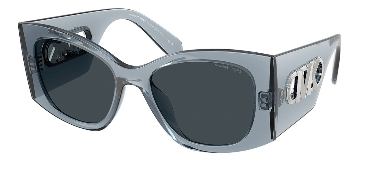 Michael Kors MK2244U COSTA BLANCA 401487, Blue frame, Solid Grey-Blue lenses