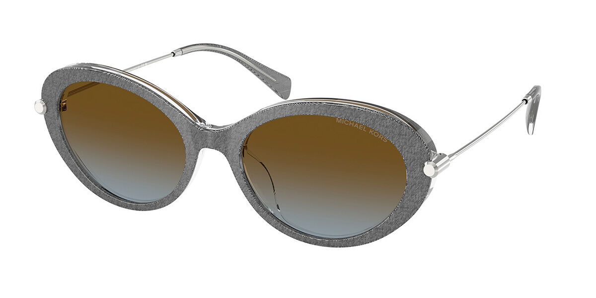 Michael Kors MK2245U ROCKAWAY 400913, Grey frame, Brown With Gradient Blue lenses