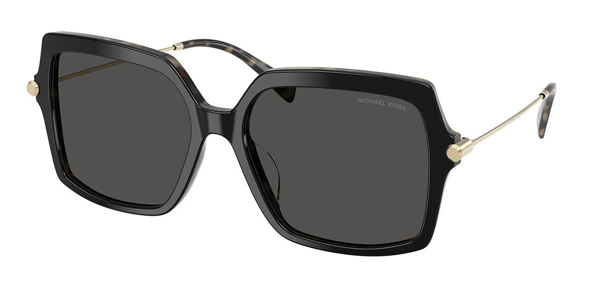 Michael Kors MK2247U QUOGUE 395087, Tortoiseshell frame, Solid Dark Grey lenses